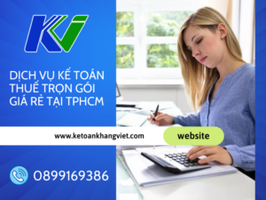 Dịch vụ kế toán thuế trọn gói giá rẻ tại TPHCM