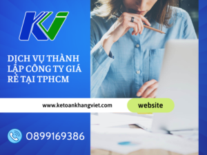 Dịch vụ thành lập công ty giá rẻ tại TPHCM
