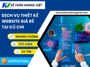 Dịch vụ thiết kế website giá rẻ tại CỦ CHI