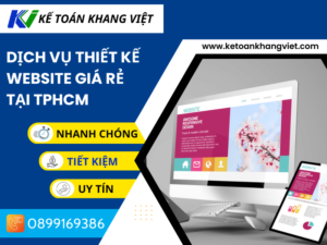 Dịch vụ thiết kế website giá rẻ tại TPHCM